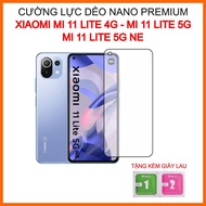 Xiaomi Mi 11 Lite 4G, 11 Lite 5G, 11 Lite 5G Ne Tempered Glass 9H+