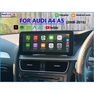 Android14 For Audi A4 A5 S4 S5 B8 2009-2016 Car Wireless Carplay GPS Navigation Multimedia Player