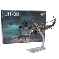 1: 72UH-60เหยี่ยวดำเฮลิคอปเตอร์จำลองโฟมของเล่นโมเดลเครื่องบินรบชุดก่อสร้างเครื่องบิน