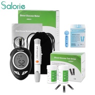 Salorie Safe-Accu Blood Glucose Monitor Kit with 50 Test Strips &amp; Lancets for Diabetes Glucometer Blood Sugar Meter