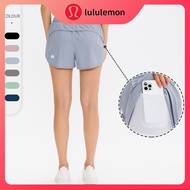 Lululemon new YOGA SHORTS two-piece light proof loose breathable drawstring Yoga women's pants 12425