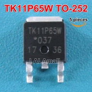 5pcs TK11P65W TO-252 K11P65W TO252 SMD N-channel 11A/650V MOSFET Transistor new original IC -iQiMi