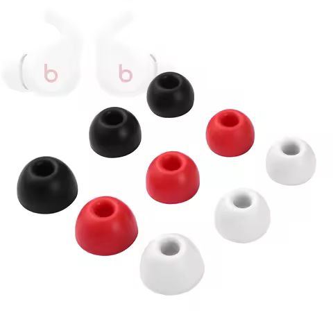 6Pcs Silicone Ear Tips for Beats Fit Pro Eartips Fit Pro Wireless Headphones Tips TWS Earbuds Anti-S