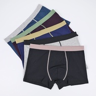 men boxer underwear men 115-210jin Men's Underwear Cotton Boxer Pants Cotton Youth Personalized Brea