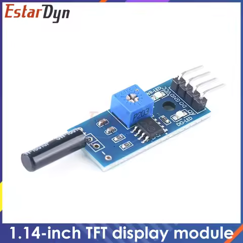 Normally Open SW-18010P Spring-Type Vibration Switch Sensor Module | Vibration-Sensing Alarm Circuit