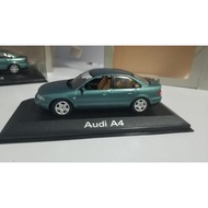 1/43 Audi a4 Car Model Good Appearance Outer Packaging Damaged, Display Box Damaged Each 240 Yuan