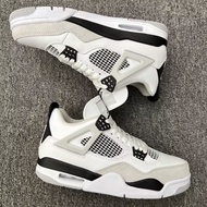 Discount Jordan 4 "Military Black" Basketball Shoes 408452-111 36-46