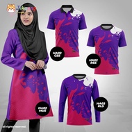 Baju Purple Muslimah _baju Sedondon Tshirt Family Set Couple Set Jersey Muslimah Microfibre T Shirt 