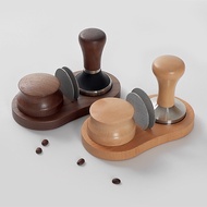 51/54/58mm Wooden Tamping Holder Pad Coffee Tamper Holder Coffee Tamp Mat for Coffee Tamper