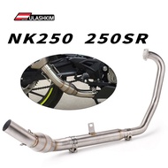 NK250 NK150 Full System Front Middle Pipe For CF NK250 NK150 400NK 650NK 250SR Motorcycle Muffler Ex