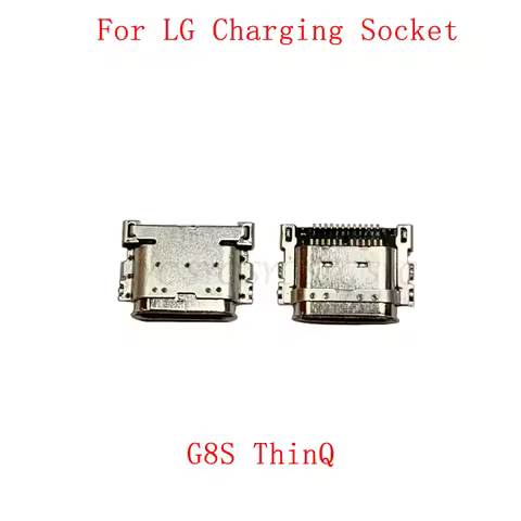 2Pcs Charging Connector Port Dock For LG G8S ThinQ USB Charging Socket Repair Parts