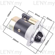 YANMAR 170F 170FA 178F 178FA STARTER MOTOR COMPLETE