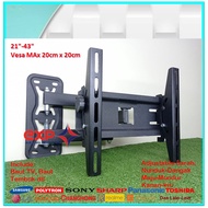 TV Bracket TCL 14 to 43 inch 6-Way FULL Iron SUPER Sturdy 100% Original Guarantee