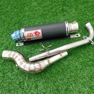 RED RL EXHAUST OPEN EX5 LC135 WAVE DASH KRISS SYM SRL LEGEND DREAM C90