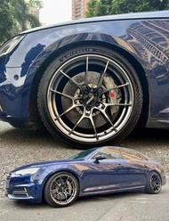 二手原廠正品日本RAYS G025 MK色鍛造19吋輪轂 數據  5X112 8.5J ET35 適用：奧迪 A4 S4 A4Avant 平治 A35 A45 等