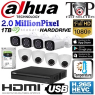 CCTV DAHUA 2.0mp Bullet & Dome Camera 8CH & DVR & 1TB SEAGATE Harddrive