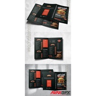 BBQ Food Menu Design A4 & US Letter DQ96H3K[download]