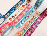 Squly & Friends 裝飾膠帶 (六款) | 手帳/裝飾/貼紙/膠貼