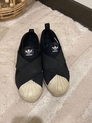 adidas 愛迪達 武士鞋 球鞋 黑 23.5