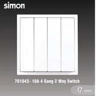 Simon i7 701042 4 Gang 2 Way Switch hotel Switch 4 gang