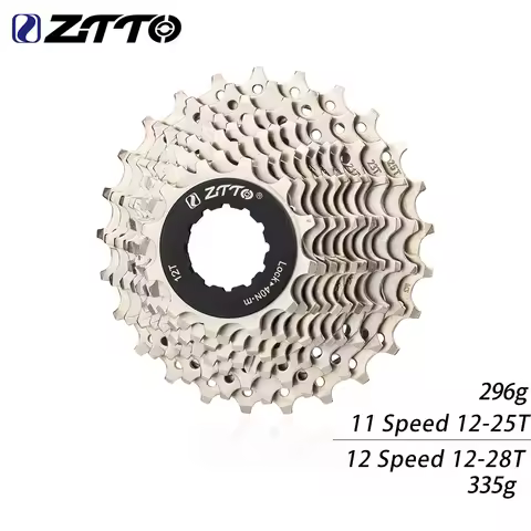 ZTTO 12 Speed 12-28T Road Bike cassette 11S 12-25T Freewheel Steel 12T Road Racing Sprocket 11 12 Sp