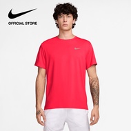 Nike Dri-FIT Mens UV Miler Running Tee - Bright Crimson
