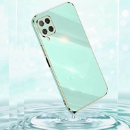 For OPPO Realme X C2 C1 A83 A79 A73 A31 R15x A12e A12 A1k A1 Electroplated Plating Square Frame Phon