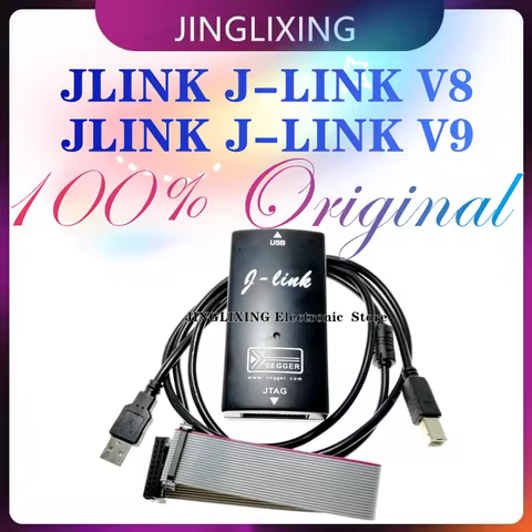 1pcs/lot New Original JLINK J-LINK V8 JLINK J-LINK V9 ARM Emulator USB-JTAG Adapter Emulator STM32 A