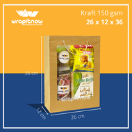 Paper Bag 26x12x36 Mika Premium Paper Bag Kenikian Paper Bag Kraft Brown Paper Bag Birthday