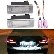 2X LED License Number Plate Light for VW Polo MK5 6R RC 61 2010-Tiguan Touran Sharan Touareg Golf Pl