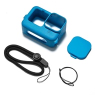 [End Online] Suitable for Gopro hero9 black 9 generation silicone cover protective lens (blue)