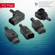 IEC320 C13 C14 C15 Straight / Down / Right Angle Rewireable Socket Connector