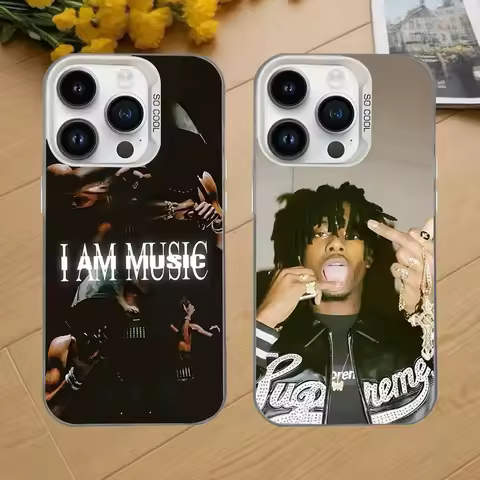I AM MUSIC Playboi C-Carti Phone Case For iPhone 17,16,15,14,13,12,11,Mini,Pro,SE,MAX White Matte Sh