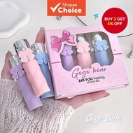 Gege Bear Lip Mud Set 3PCS - Matte Liquid Lipstick & Gloss Combo, Pigmented Soft-Matte Finish, Perfe