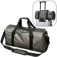 Waterproof Travel Bag T06 Size 48cm With Shoe Compartment, Convenient Suitcase Mount, Travel Bag