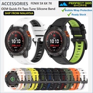 Accessories - Fenix 3 HR 5x 6x 7x Enduro Epix Gen 2 51mm Taxtix 7 / AMOLED Quick Fit Two Tune Silico