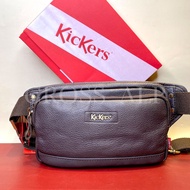 Kickers Waist Bag Chest Beg Leather Male Female Unisex 78476