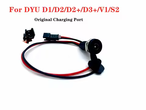 Original Charging Port Interface Cable for DYU D1/D2/D2+/D3+/V1/S2 Electric Bicycle Charging Port Re