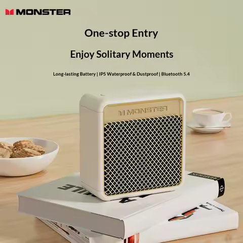 MONSTER YS03 Multi-function Bluetooth Speaker, Outdoor Portable Wireless Mini Audio