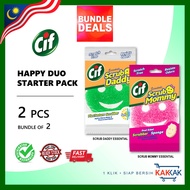 [BUNDLE DEAL] Cif Scrub Daddy & Mommy Essentials | Pakej 2 Unit - Cif Scrub Daddy & Mommy Essentials