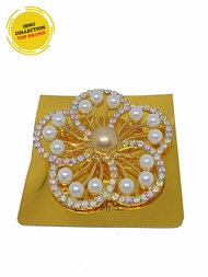 Ibnu Collection - Bros kerudung bunga bros samping kerudung bros jilbab kekinian bros hijab titanium