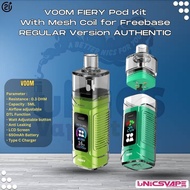 ready VOOM FIERY Pod Kit With Mesh Coil for Freebase REGULAR Version AUTHENTIC by VOOM