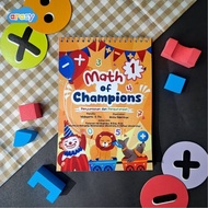 Math Of Champions Addition, Subtraction, Multiplication and Division Book