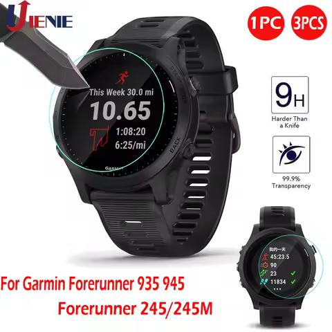 Tempered Glass Screen Protector Film for Garmin Forerunner 935 945 245 245M 45 Sport Smart Watch Bra