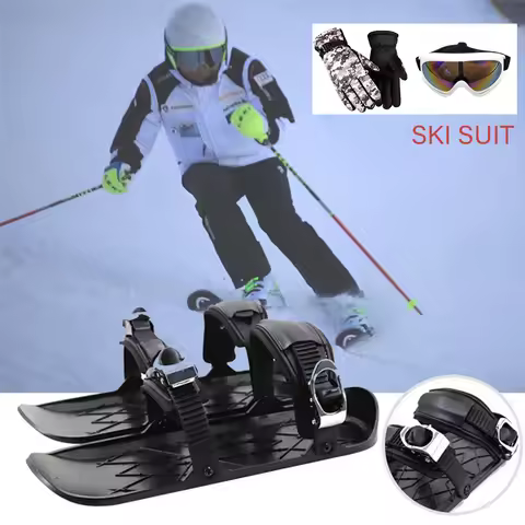 Mini Skis Snowblades for Snow Skis for Winter Shoes Short Snowskates Snowblades Skiboards Portable&L
