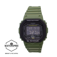 [Watchspree] Casio G-Shock DW5600 Special Colour Series Green Resin Band Watch DW5610SU-3D DW-5610SU-3