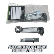 YTEQ AR125/KH100 REAR HUB LEVER CHROME