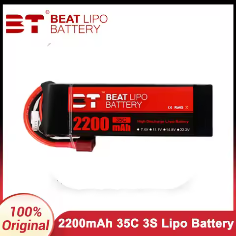 BEAT 3S 2200mAh LiPo Battery 35C 11.1V XT60 / T plug For RC Quadcopter FPV Racing Drone