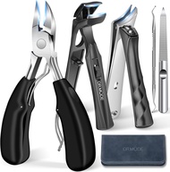 Toenail Clippers for Thick Toenails for Seniors Angled Head Large Toe Nail Clippers Set for Men Heav