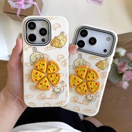 Autumn Leather Texture Three-in-One Phone Case Suitable for Apple 17pro/16promax/15 Three-Dimensiona